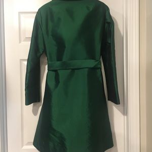 Gorgeous green Dolce & Gabanna belted trench coat