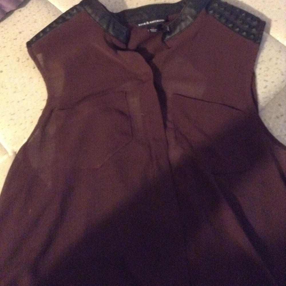 Rock and republic flowy shirt with pockets
