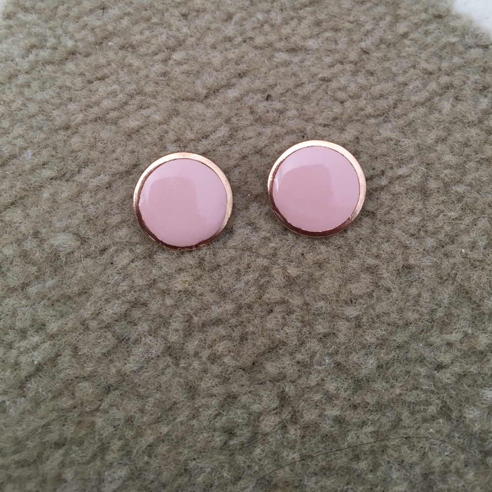 Pale pink earrings