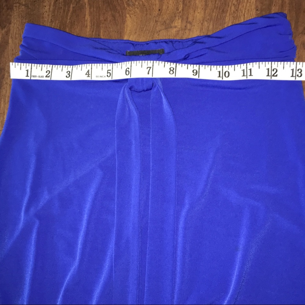 EXPRESS Reversible Blue Halter Strapless Tube Tank Top Juniors Size Small - Picture 8 of 11