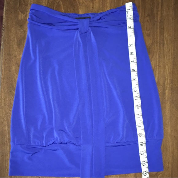 EXPRESS Reversible Blue Halter Strapless Tube Tank Top Juniors Size Small - Picture 9 of 11