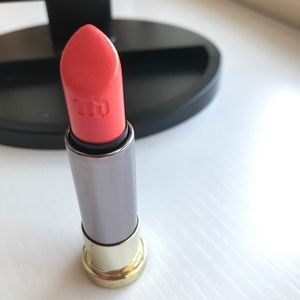 Urban decay Vice lipstick in Snitch (sheer coral)
