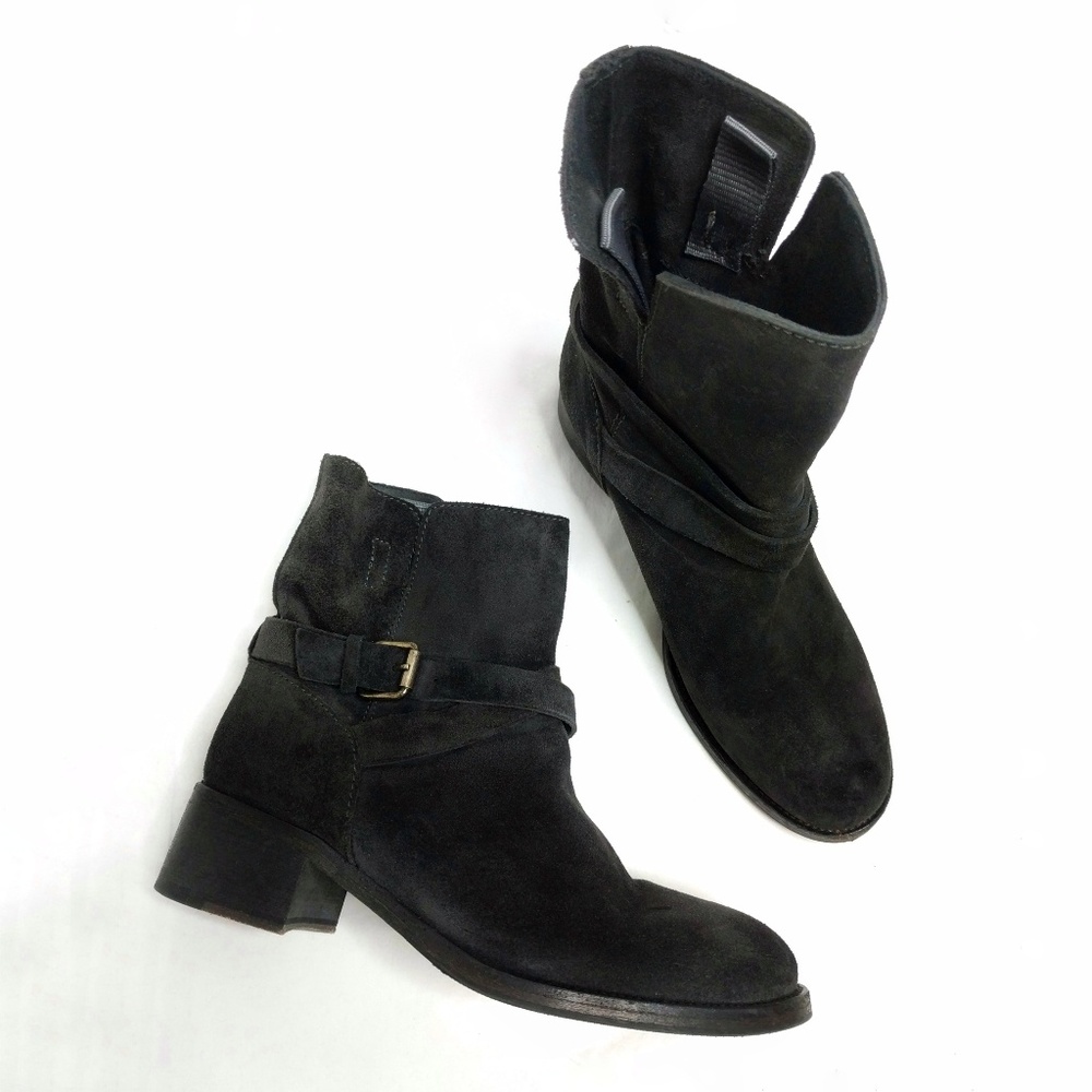 J.Crew Short Buckle Ryder Boots