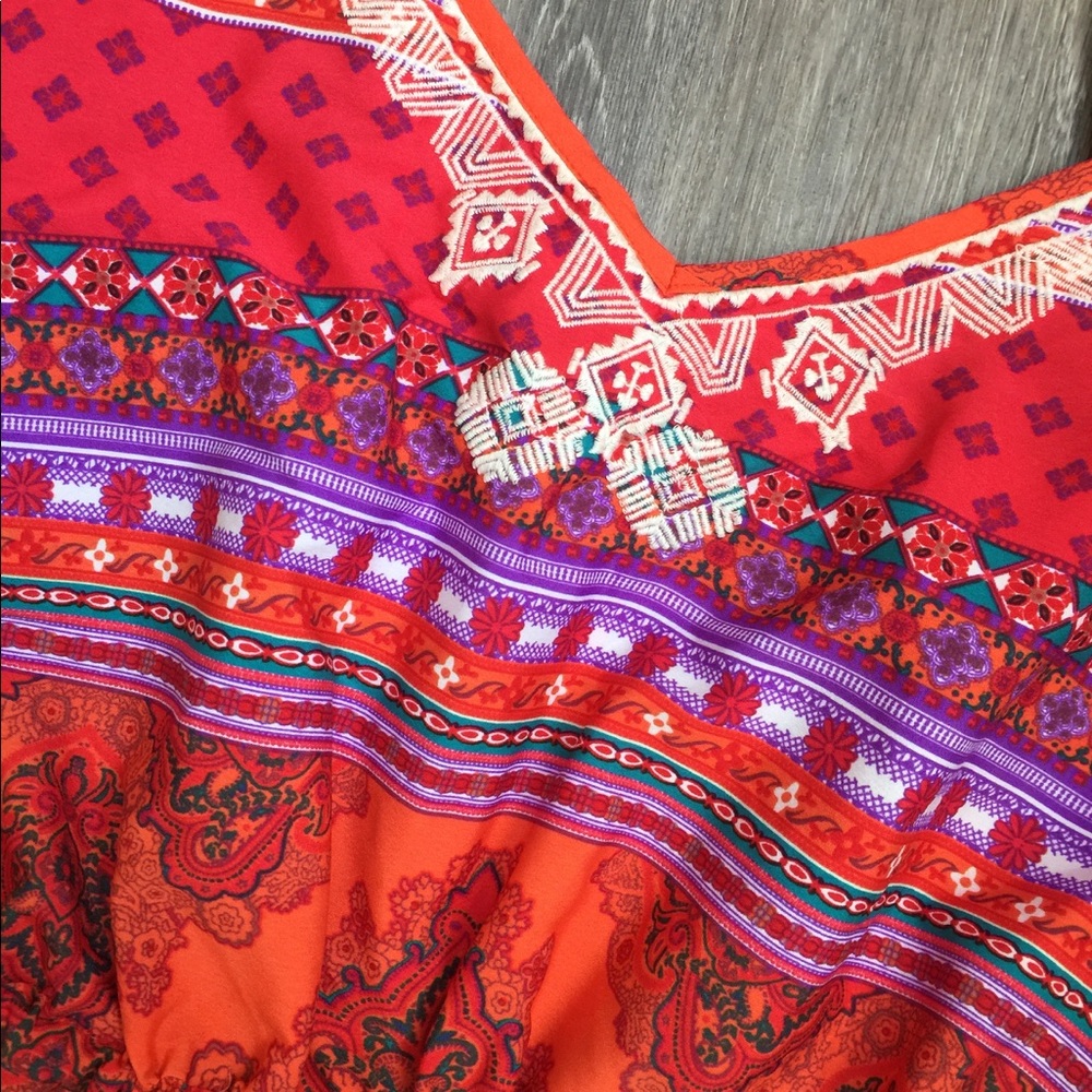 Bright Aztec Playsuit/Romper