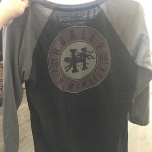 Hurley baseball tee