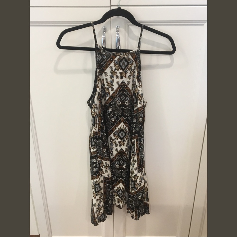 High Neck Halter Dress