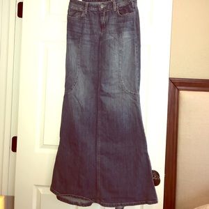 L'AGENCE Denim Skirt