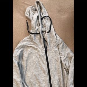 Grey zip up