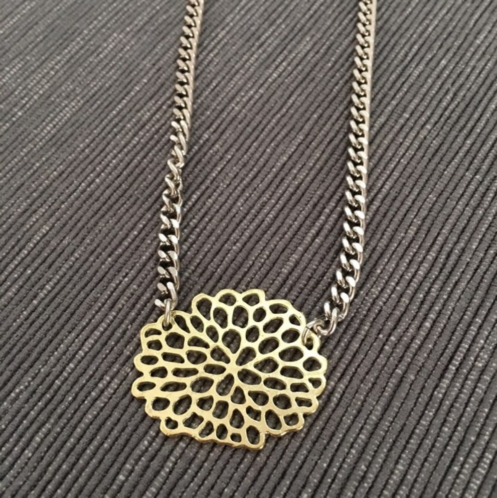 Handmade Gold & Silver Mixed Chain Necklace - Picture 5 of 5