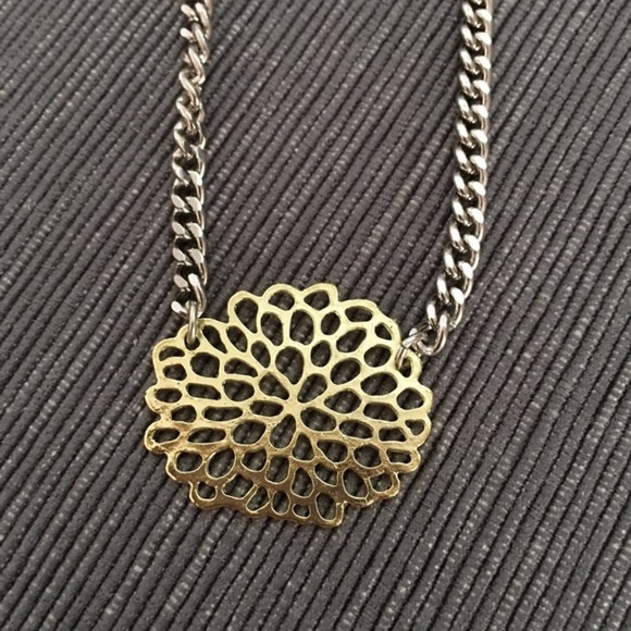 Handmade Gold & Silver Mixed Chain Necklace - Picture 4 of 5