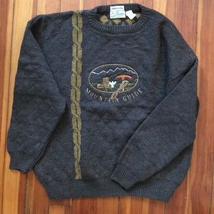 Knitted in Italy Wool Mountain Guide Sweater