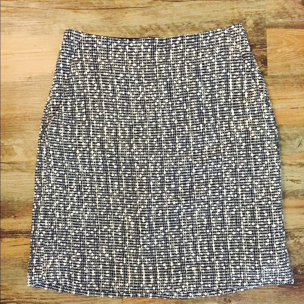 Ann Taylor Tweed Pencil Skirt Size 2