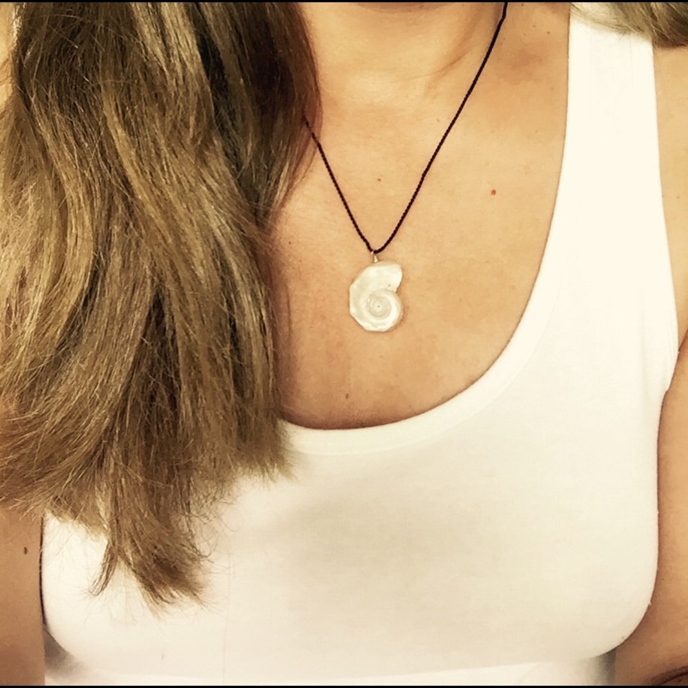 Delicate seashell necklace