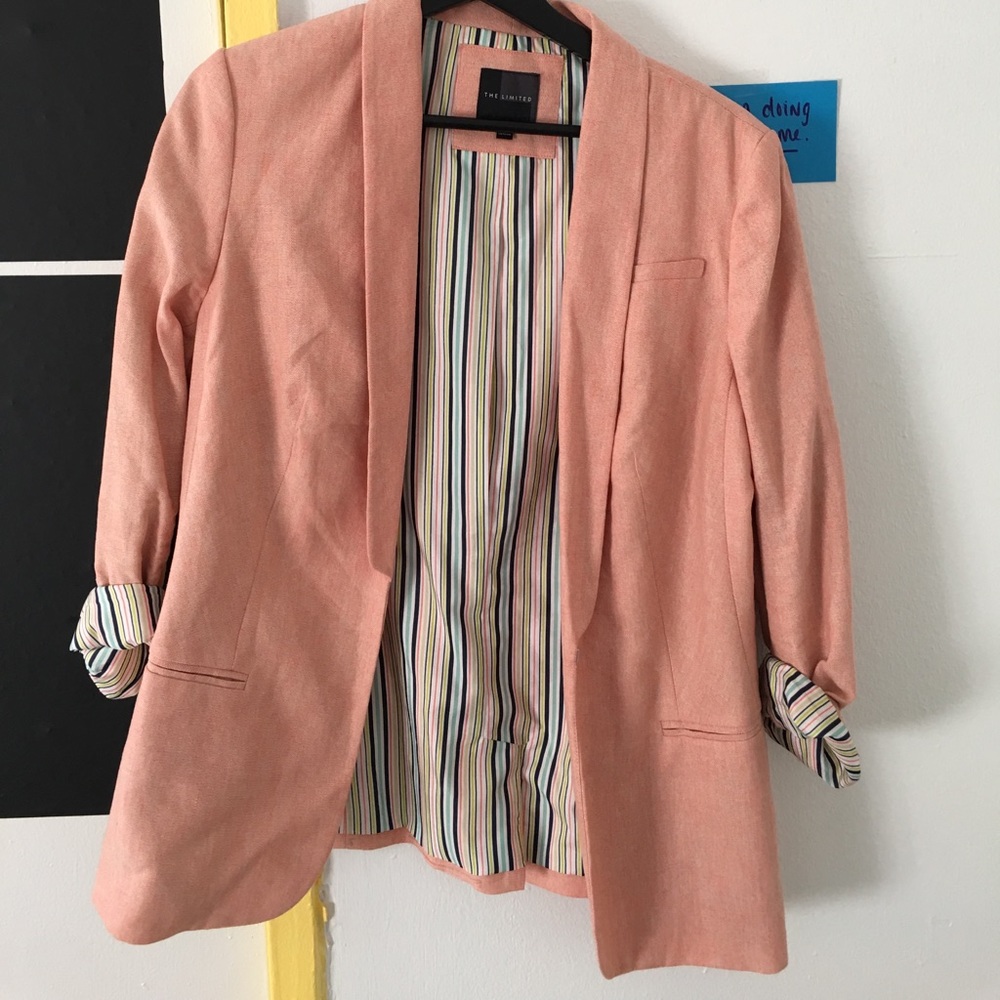 Peach The Limited Blazer Size L