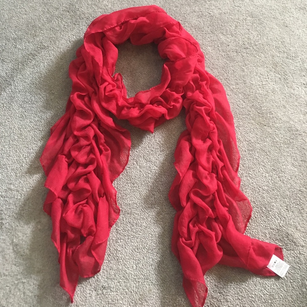 Pink scarf