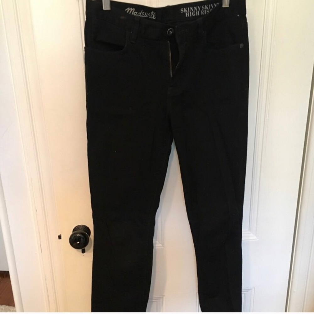 Black Madewell Skinny High Riser Jeans