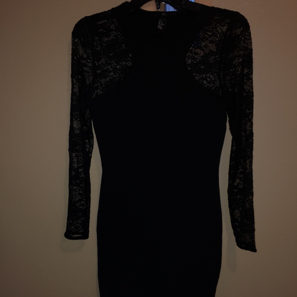 Black Lace BodyCon Dress