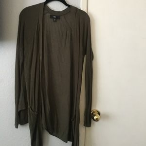 Olive Green - Light Cardigan