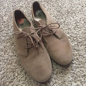 Brown Suede Oxfords
