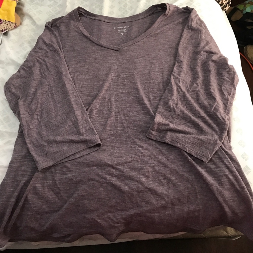 Cold water Creek there quarter length shirt