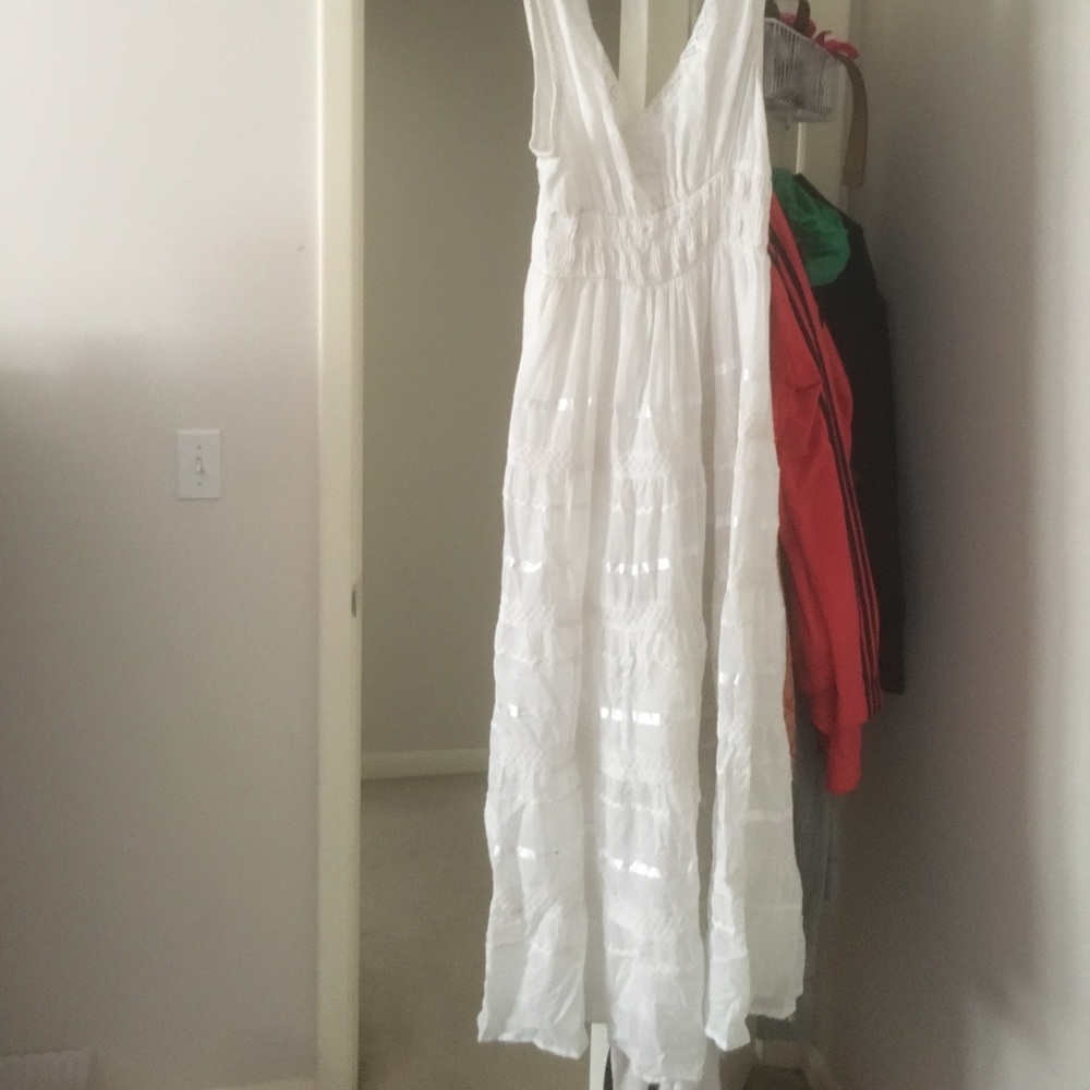White beautiful dress