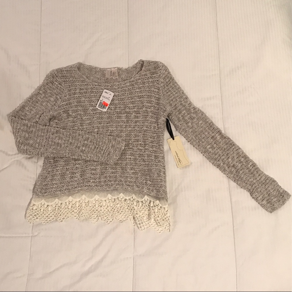 Mixed Media Sweater From Forever 21
