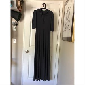 Handmade Israeli Grey formal dress