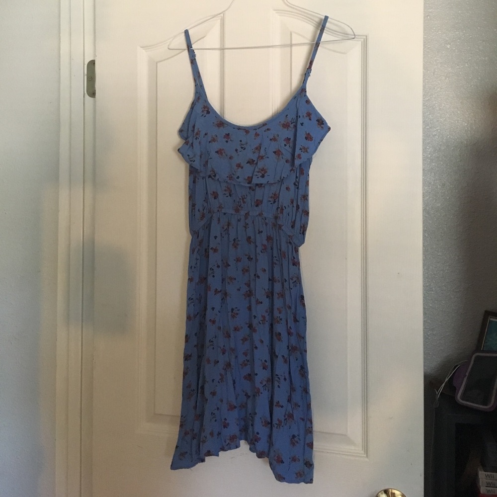 Cotton On size medium blue floral dress.