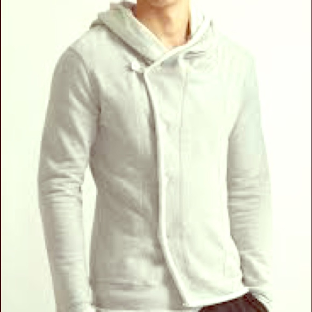 JT Oval standard issue NYC hoodie button down grey