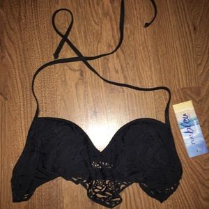Black bikini top