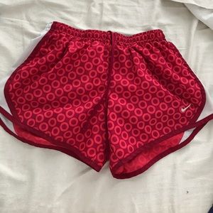cute red nike shorts
