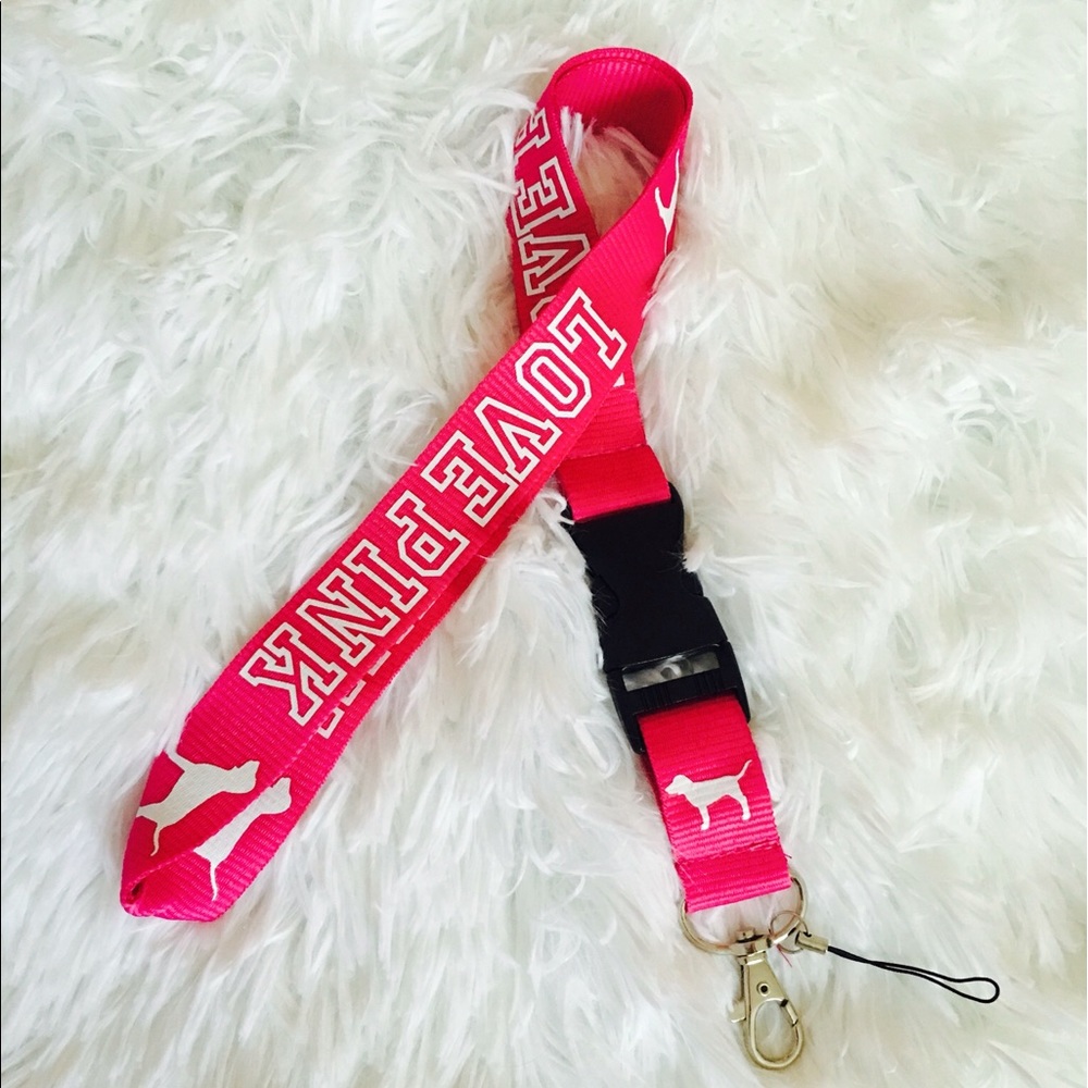 LOVE PINK LANYARD!!NEW!!