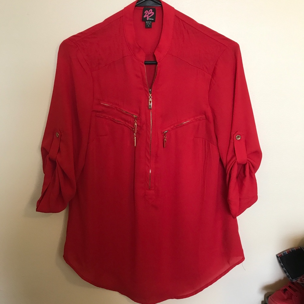 Bebe Red Top