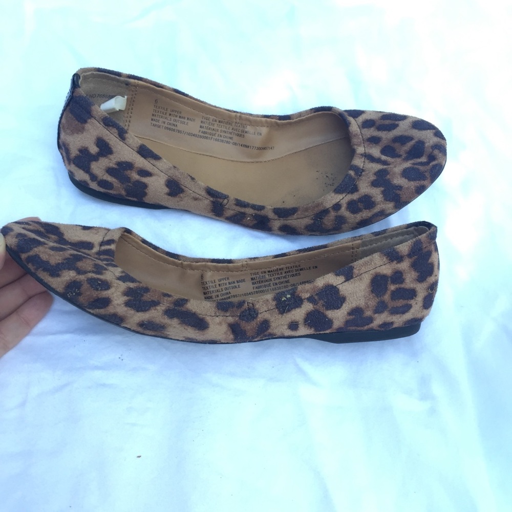 Target Leopard flats