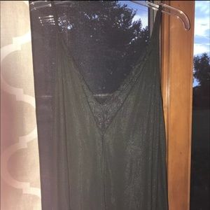Olive Lace Tank Top