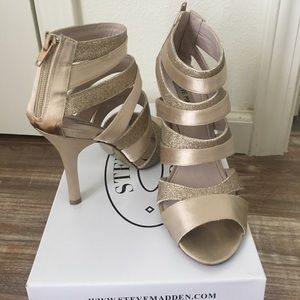 Gold Steve Madden Heels