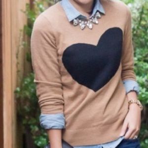 J.Crew Heart Sweater