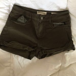 Army Green Shorts