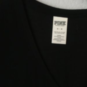 VS PINK Cozy Black T-Shirt