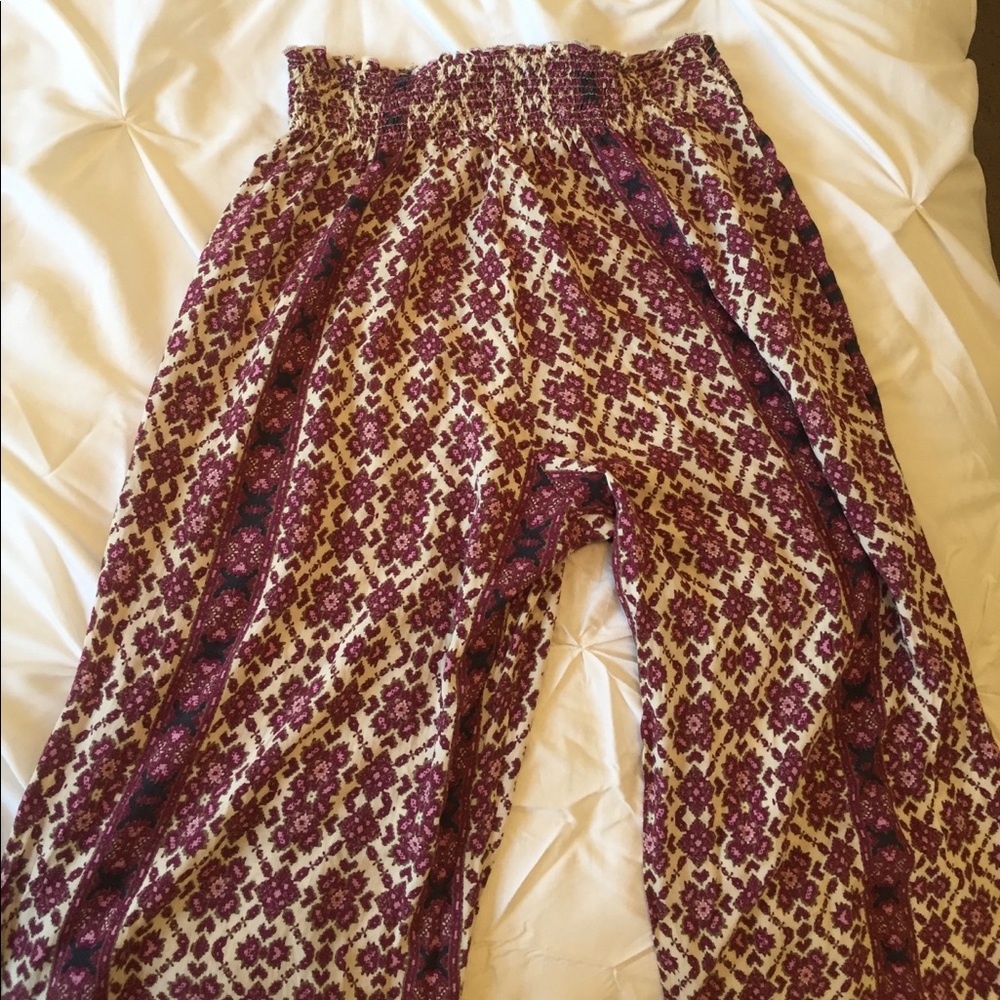 High waisted cloth pants