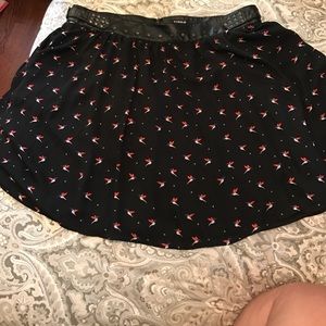 High waisted black Torrid skirt.