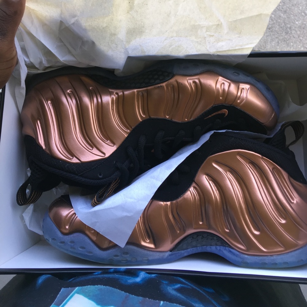 Copper Air Foamposite One
