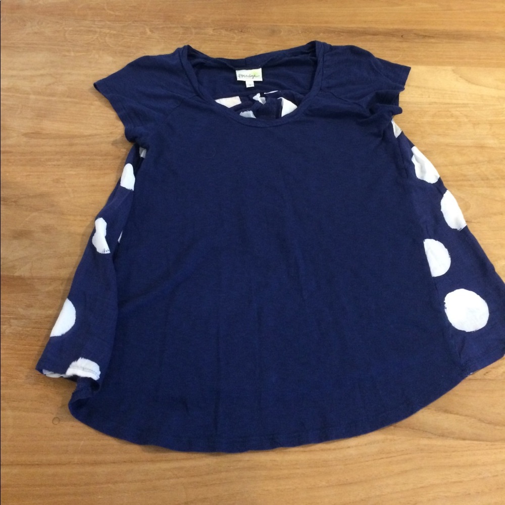 Blue Polka Dot Tee