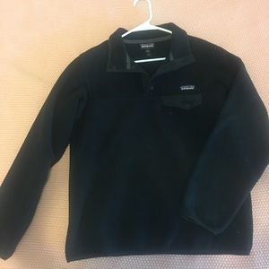 Patagonia black fleece synchilla