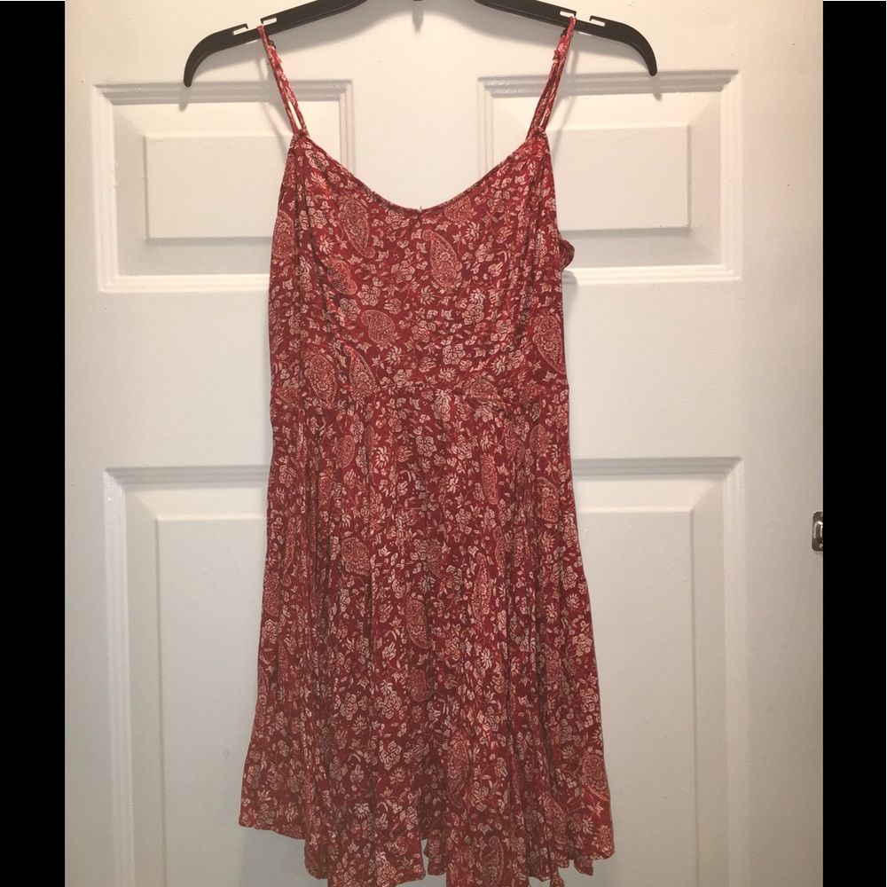 Paisley print dress