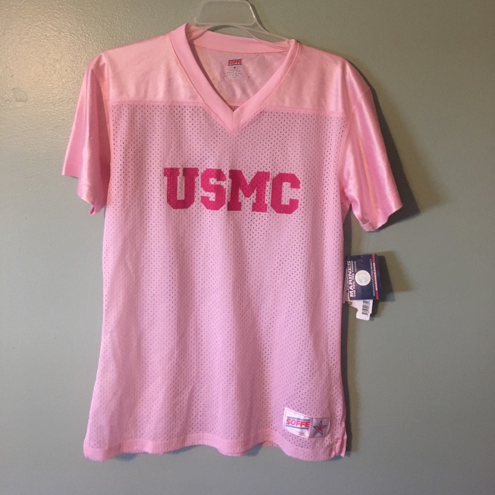 Pink USMC jersey
