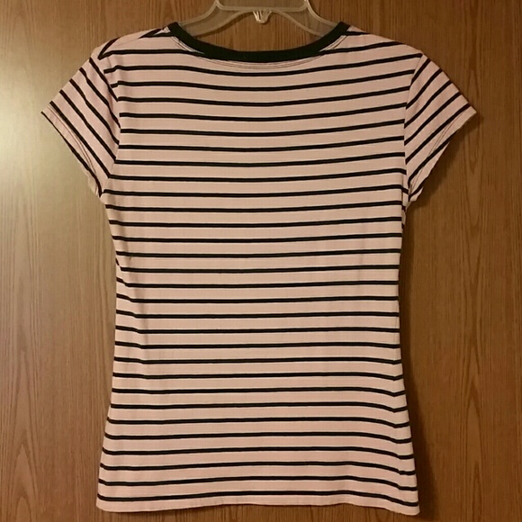 Old College Inn striped tee w/ mini pocket, large - Picture 3 of 3