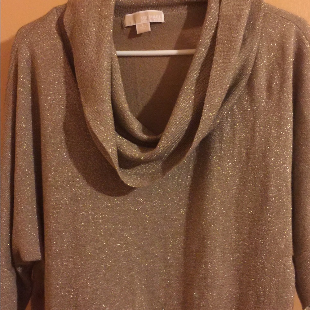 Michael Kors metallic sweater (gold)