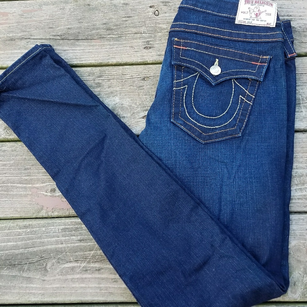 NEW 🖓PRICE! True Religion Womens Julie  Jeans