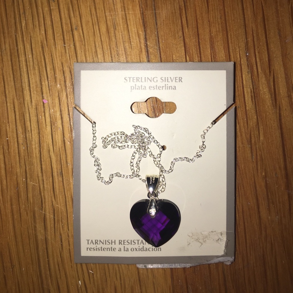 Purple necklace